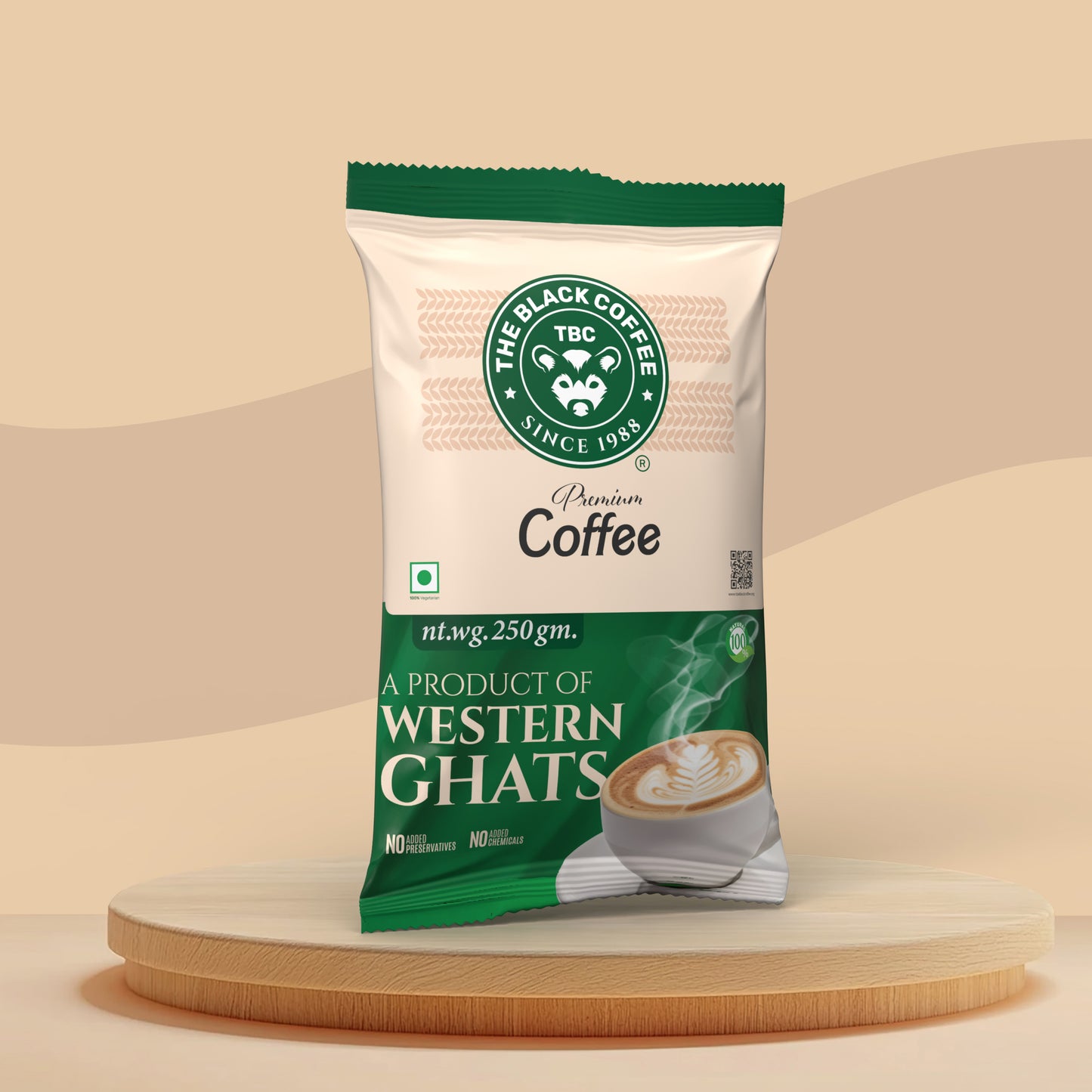 The Black Coffee – Premium 250g Coffee Powder, Pure & Fresh