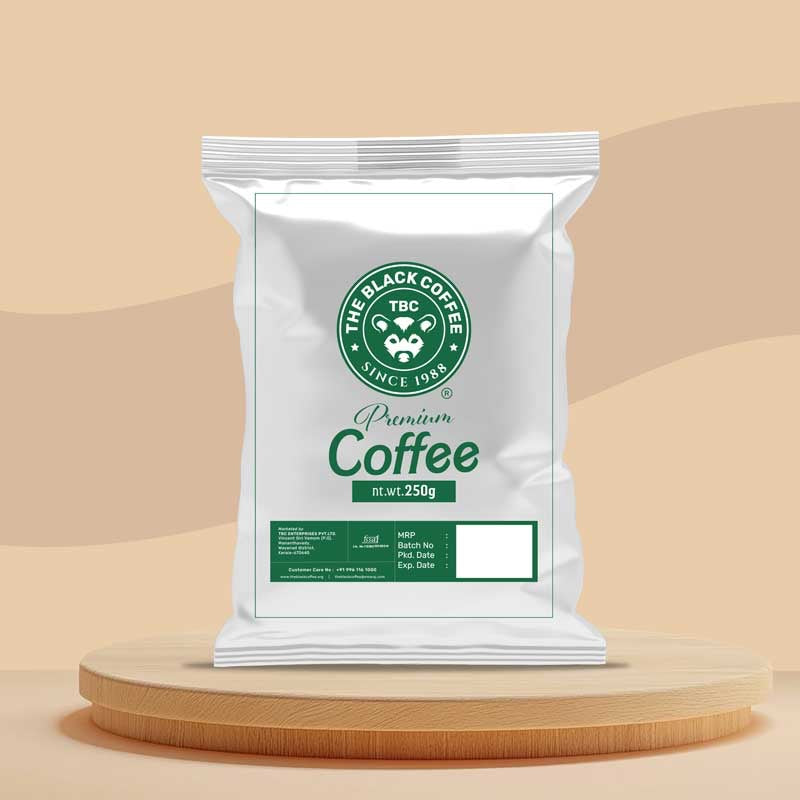 The Black Coffee – Premium Pure Coffee Powder Without Chicory- (250g pack)