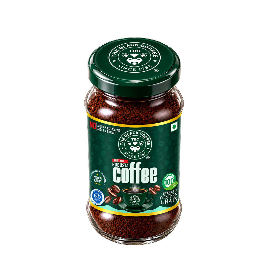 THE BLACK COFFEE: Premium Instant Coffee powder |100g