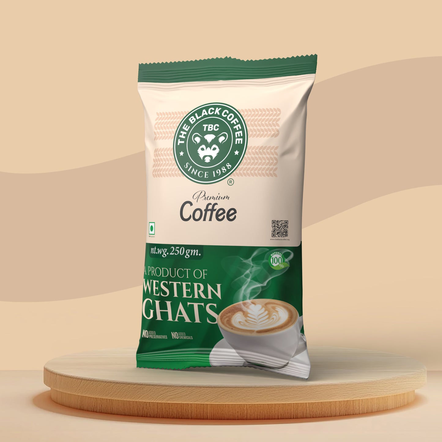 The Black Coffee – Premium 250g Coffee Powder, Pure & Fresh
