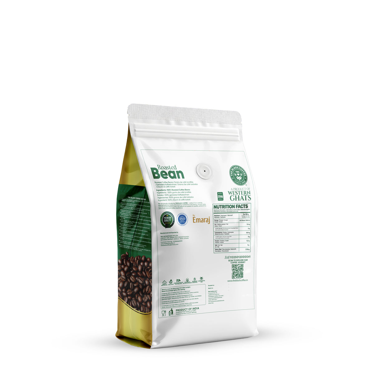 THE BLACK COFFEE – Premium Arabica Coffee Beans | 250 g