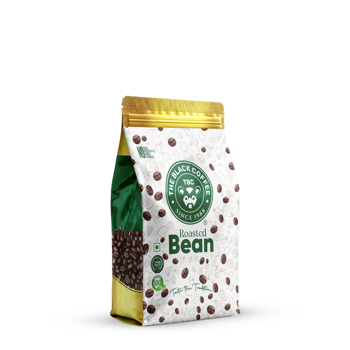 THE BLACK COFFEE – Premium Robusta 70% & Arabica 30% Coffee Beans |250g