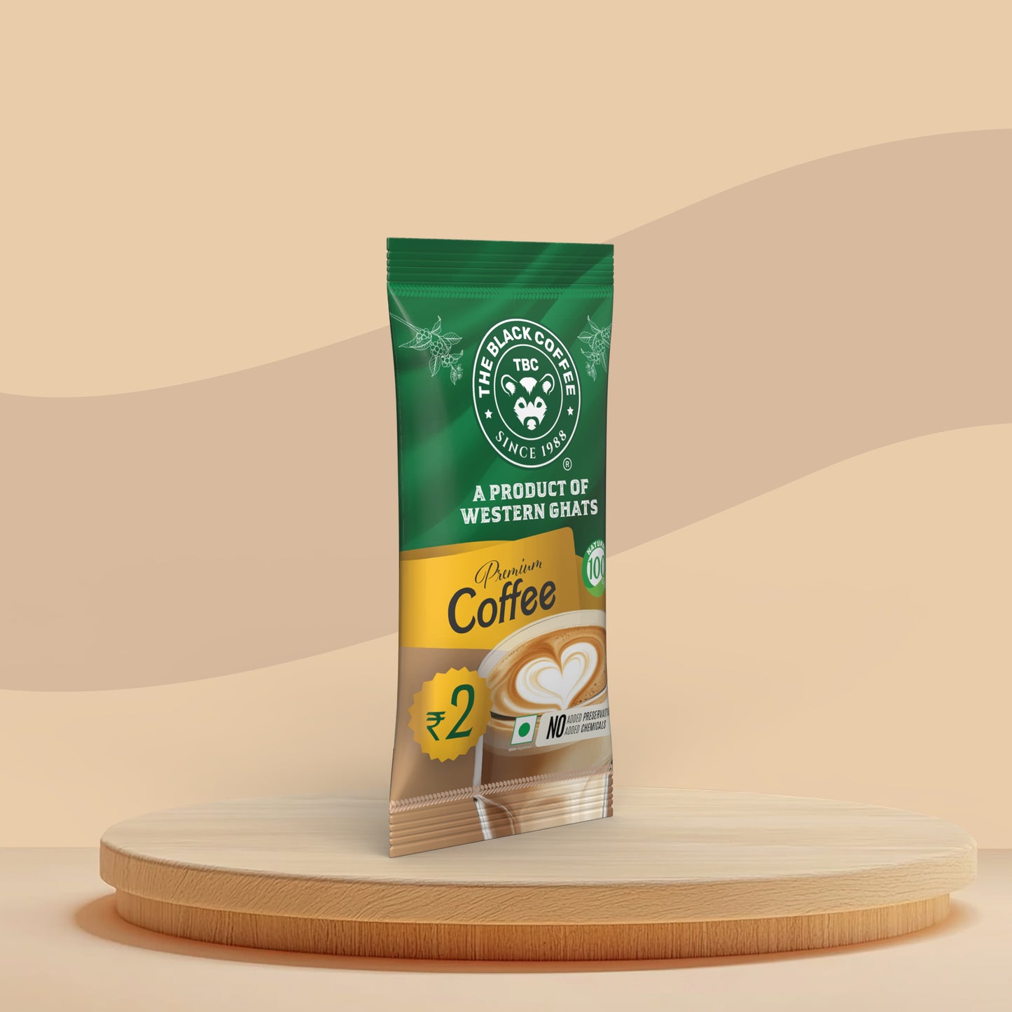 The Black Coffee – Organic Coffee Powder, 2₹ Sachets Bundle