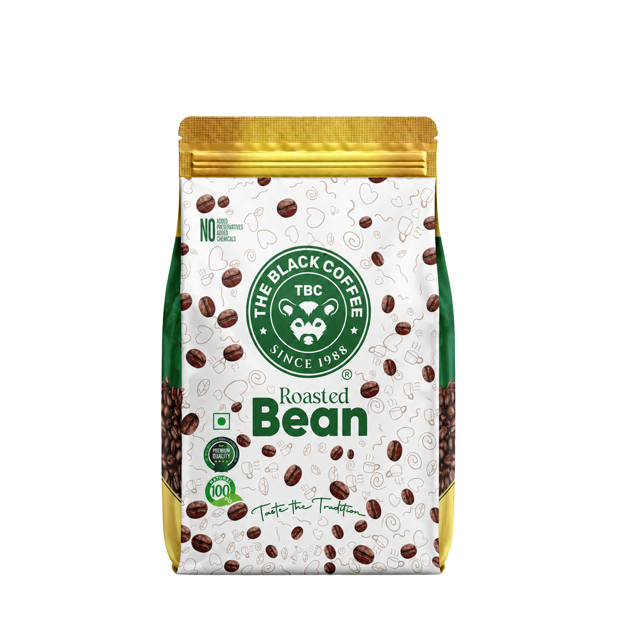 THE BLACK COFFEE – Premium Arabica 70% & Robusta 30% Coffee Beans |500g