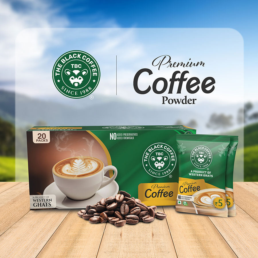 The Black Coffee – Organic Coffee 5₹ Sachets Bundle
