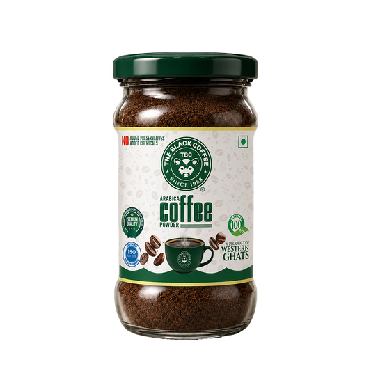 THE BLACK COFFEE: Premium Arabica Coffee Powder|125g