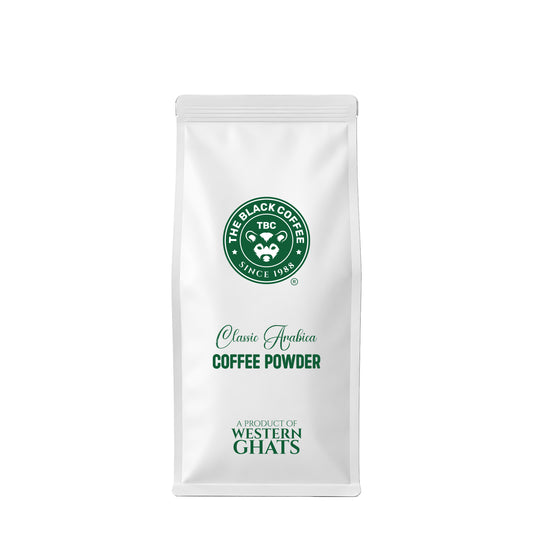 THE BLACK COFFEE Classic Arabica Coffee Powder – 250g