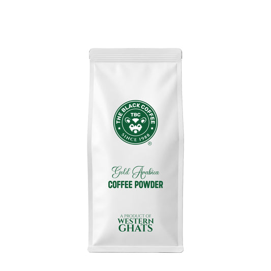 THE BLACK COFFEE Gold Arabica Coffee Powder – 250g