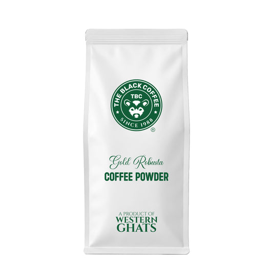 THE BLACK COFFEE Gold Robusta Coffee Powder – 1kg