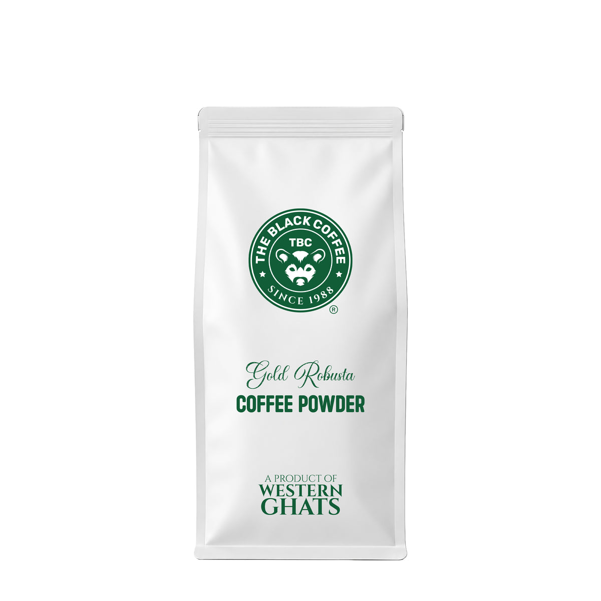 THE BLACK COFFEE Gold Robusta Coffee Powder – 250g