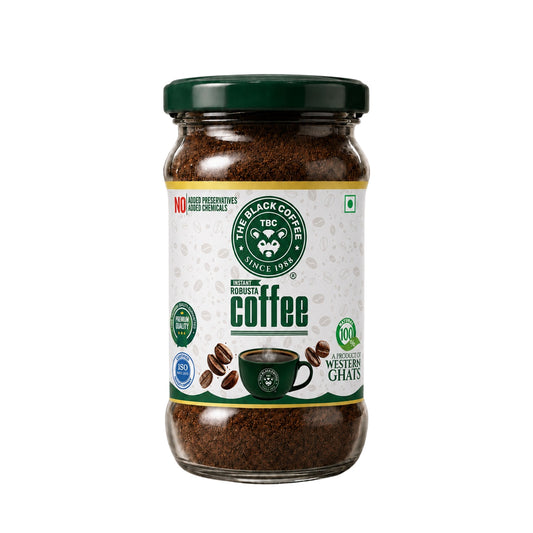 THE BLACK COFFEE: Premium Instant Coffee powder |125g