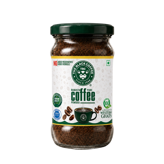 THE BLACK COFFEE: Arabica Pure Coffee Powder|125g