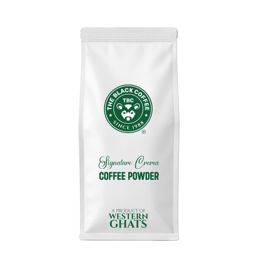 THE BLACK COFFEE Signature Crema Coffee Powder – 1kg