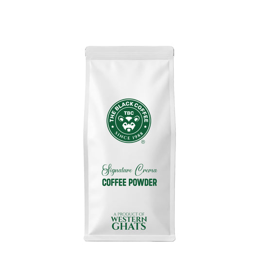 THE BLACK COFFEE Signature Crema Coffee Powder – 250g