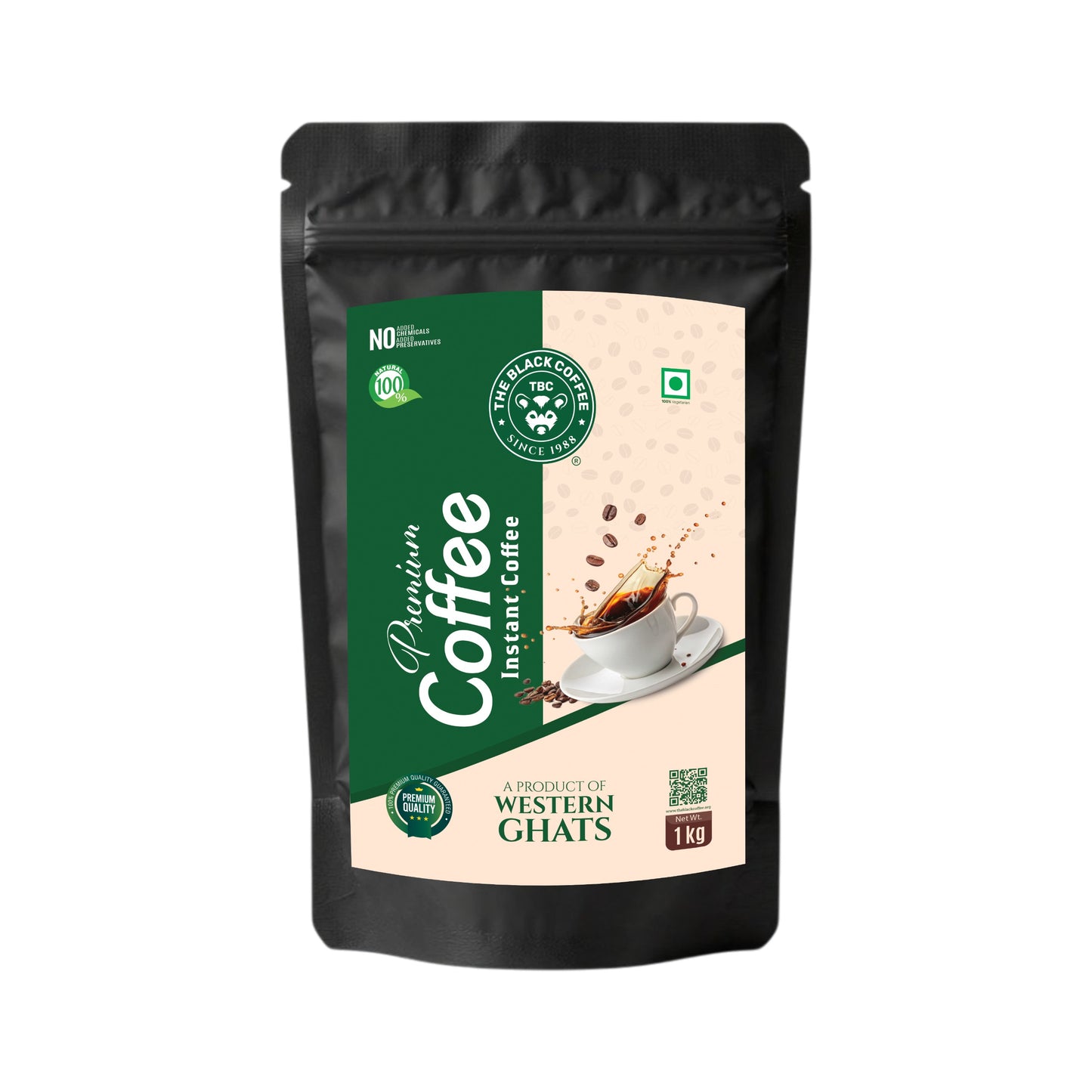 The Black Coffee – Premium Instant Coffe (1kg Pack)