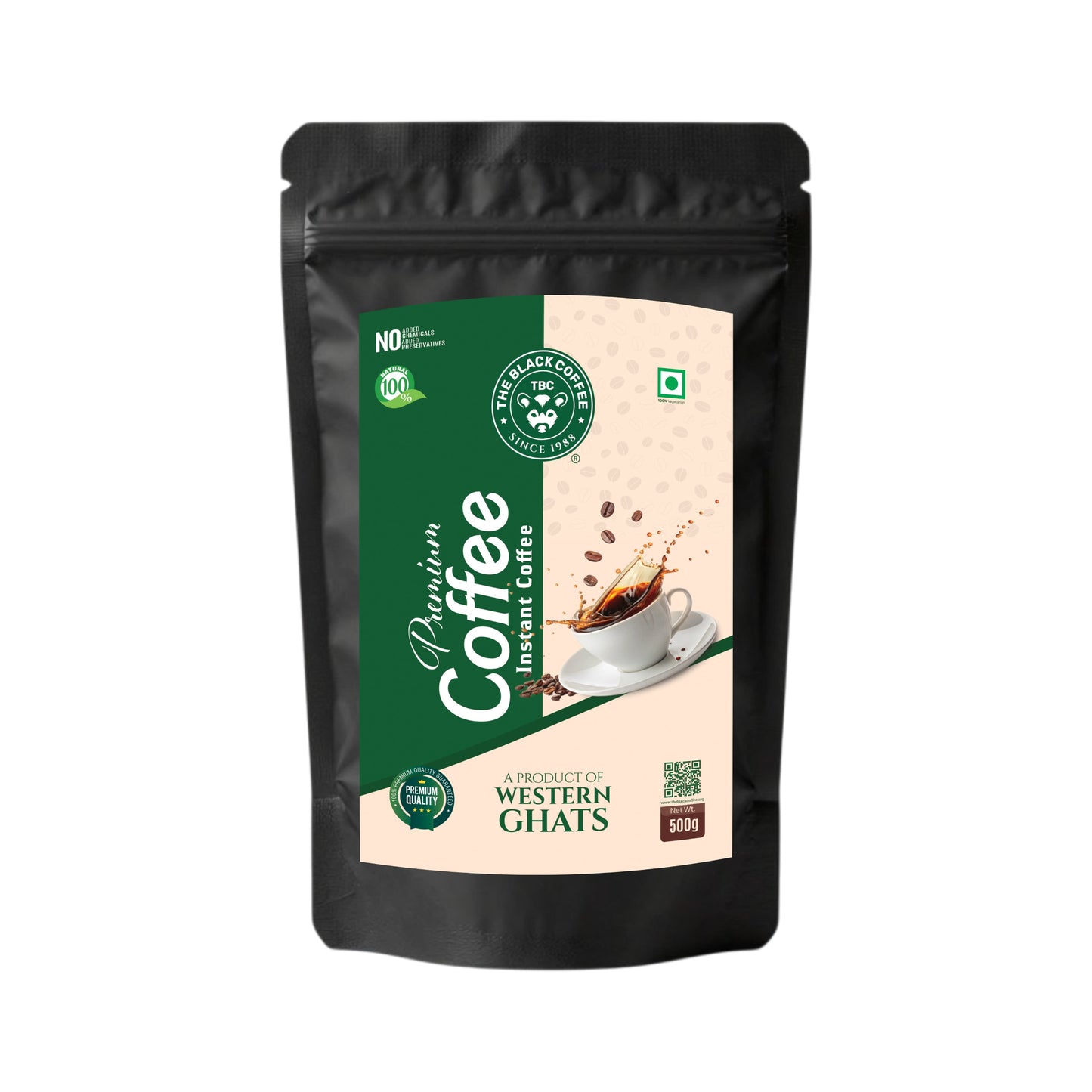 The Black Coffee – Premium Instant Coffee (500g Pack)