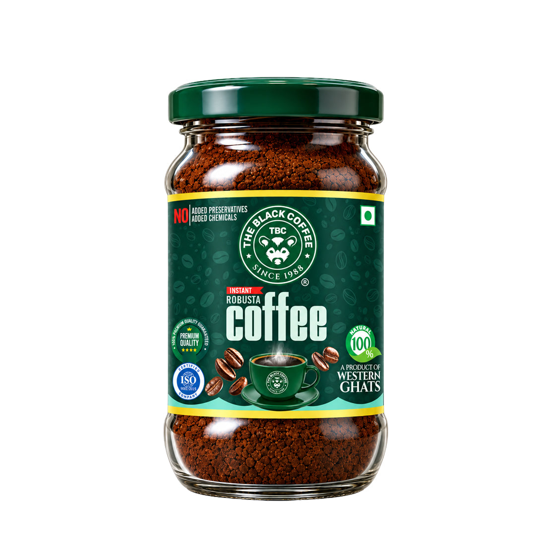 THE BLACK COFFEE: Premium Instant Coffee powder |100g